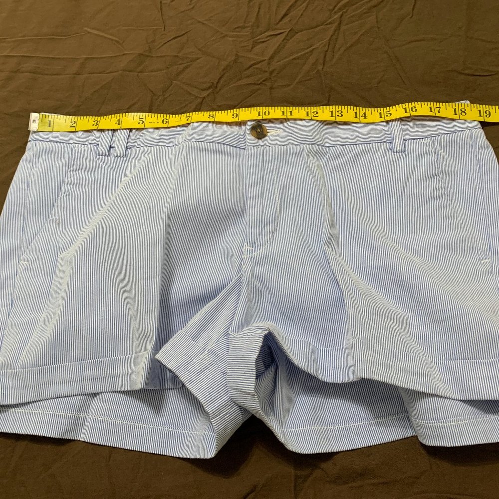 H&M LOGG Women´s Striped Shorts, Size 44 US 14 - Picture 7 of 10